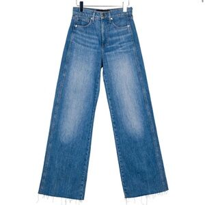 Veronica Beard high-rise wide leg jeans